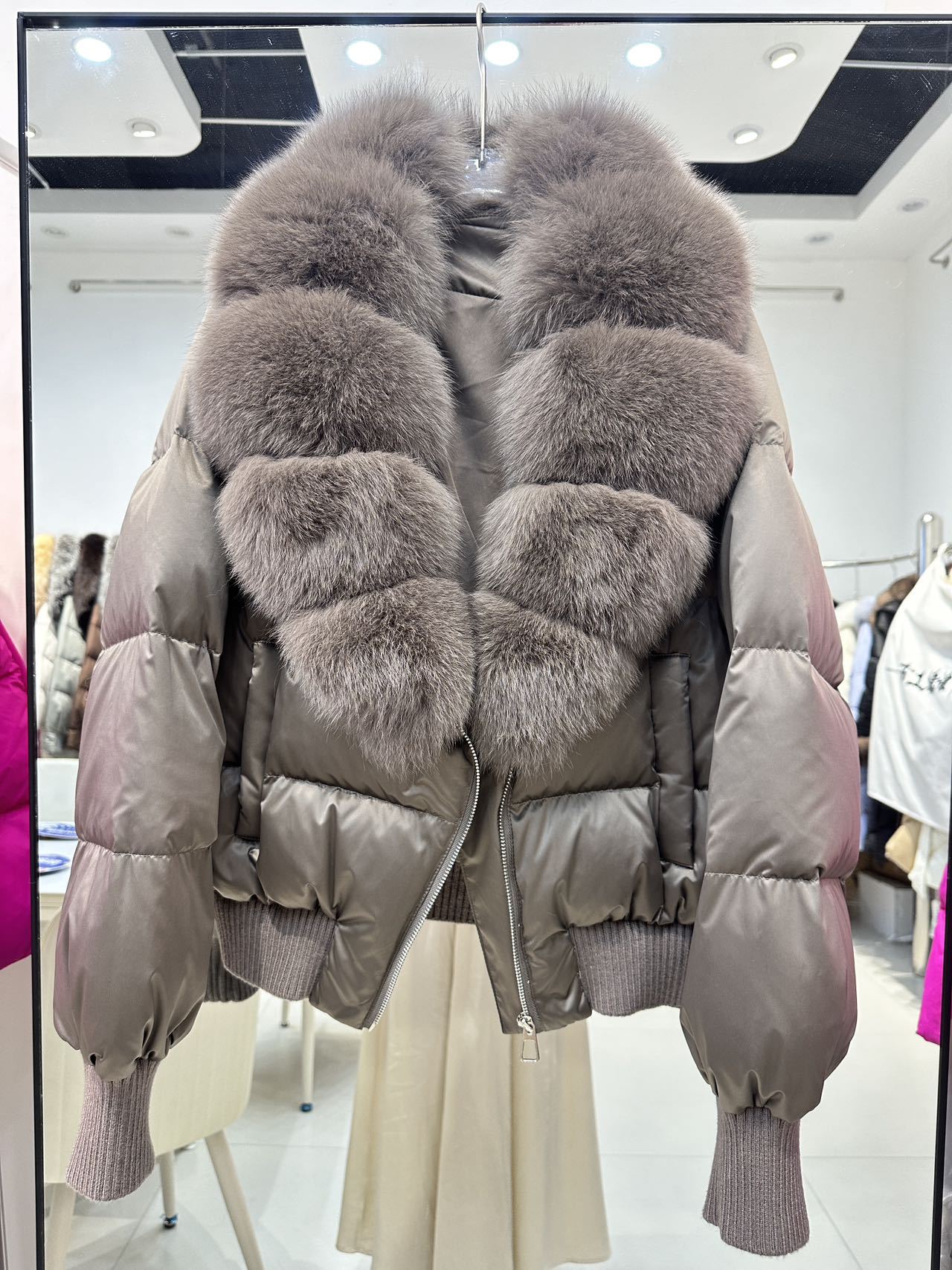 Fur Warm Down Jacket