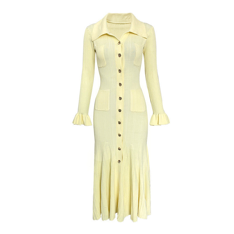Zaidi Rachida Self Yellow dress