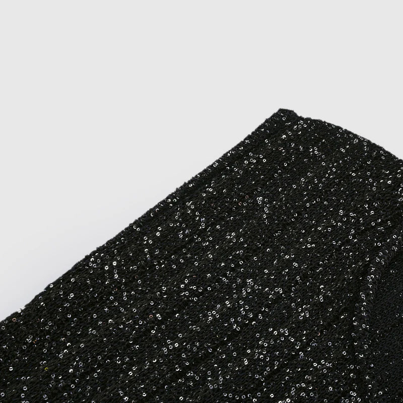 Cordelia Mini robe à titres ornées de paillettes