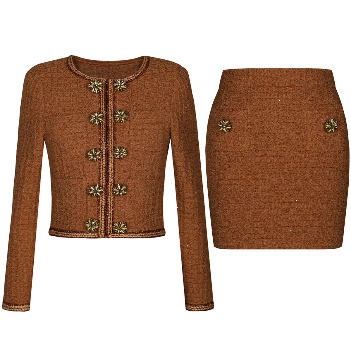 Small fragrance jacket skirt set