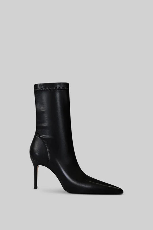 Black Ankle Stiletto Boots