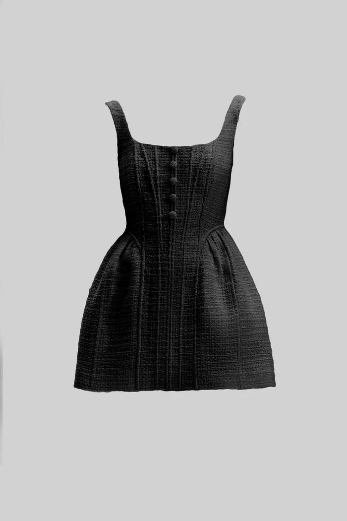 paris sleeveless mini dress AMI Paris Sleeveless Mini Dress | Grey