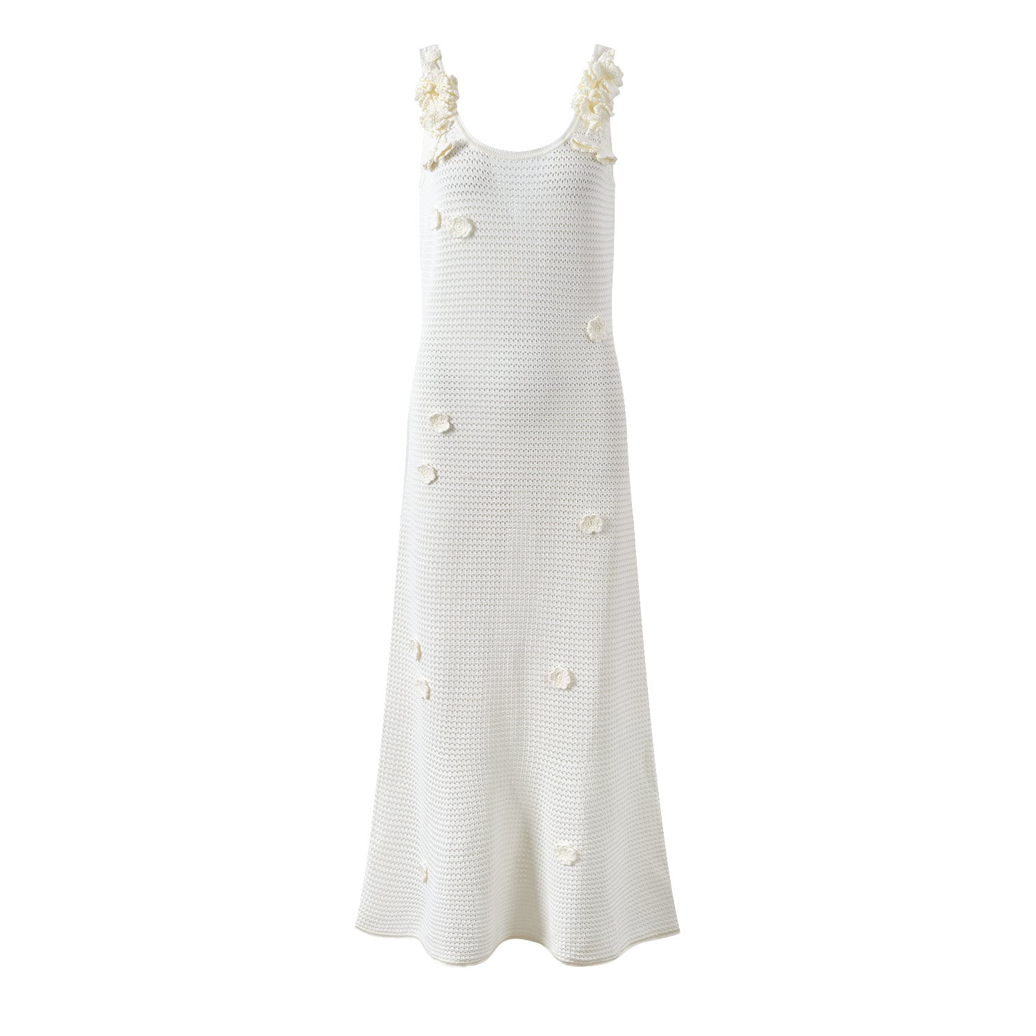 crochet seashell dress Cover-Up Dress With Seashell Crochet Trim – PALMA PARIS
