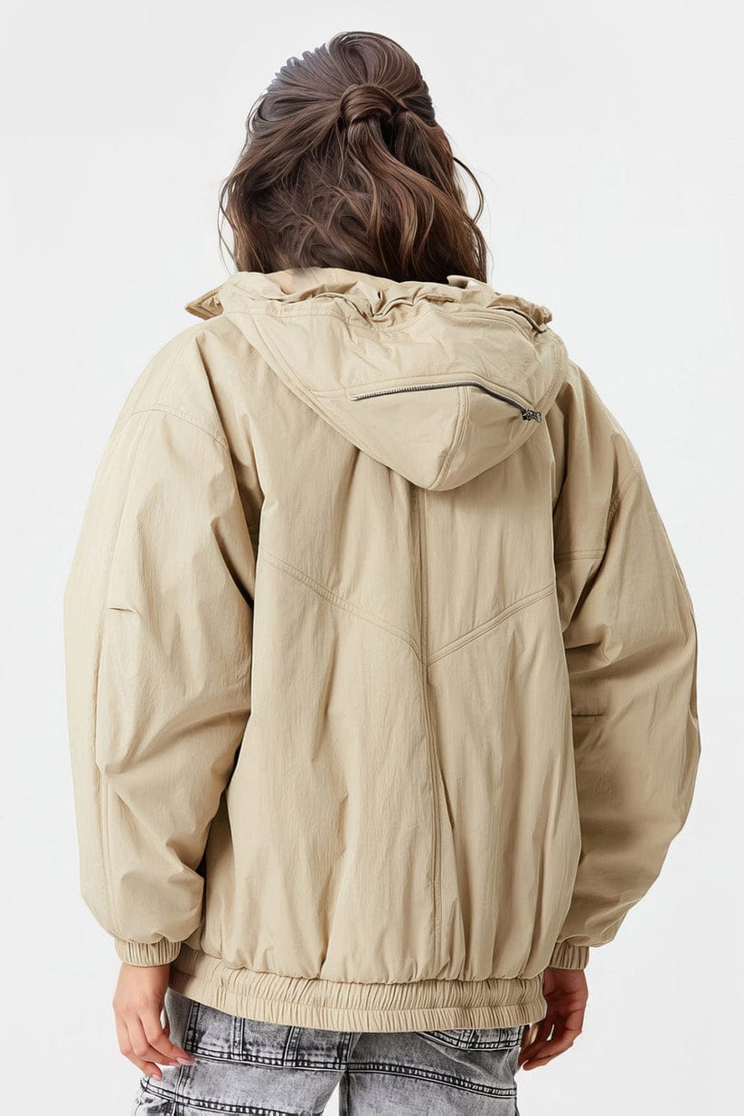 Rain-Repellent Hooded Jacket