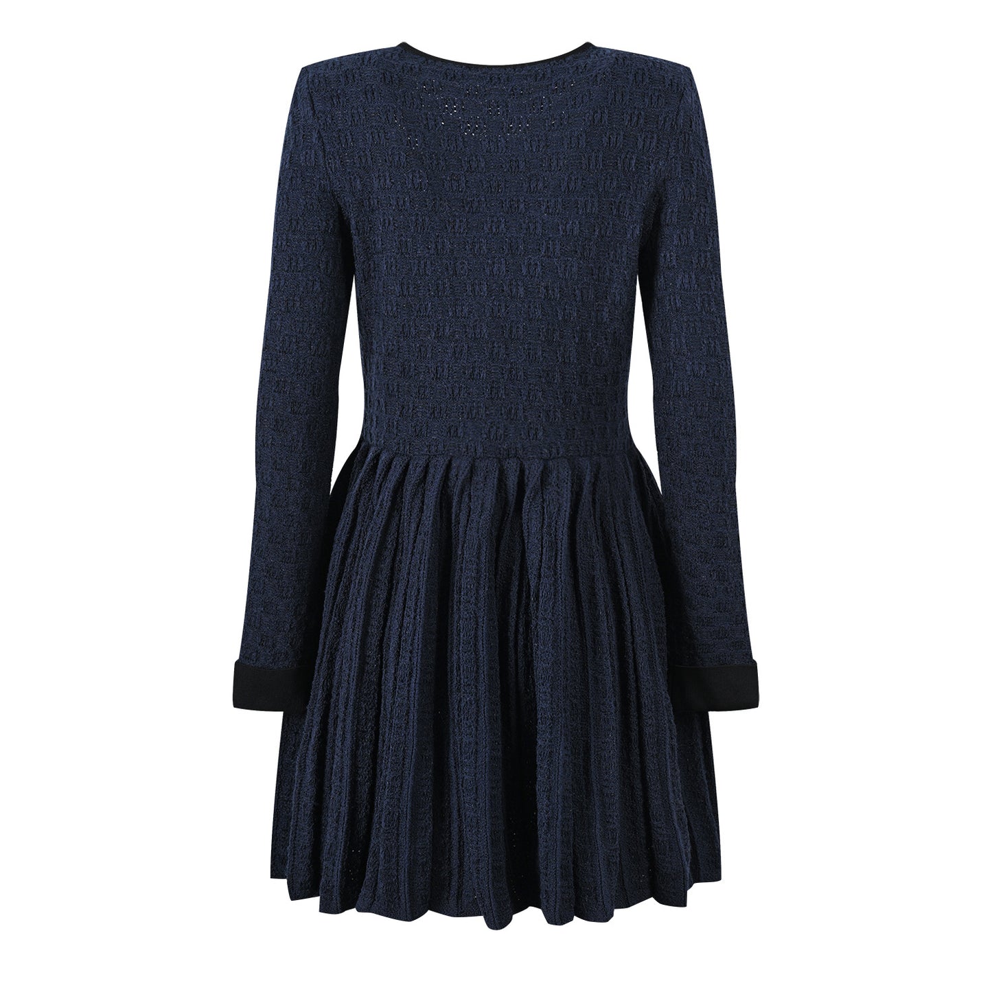 knit pressed pleated dress