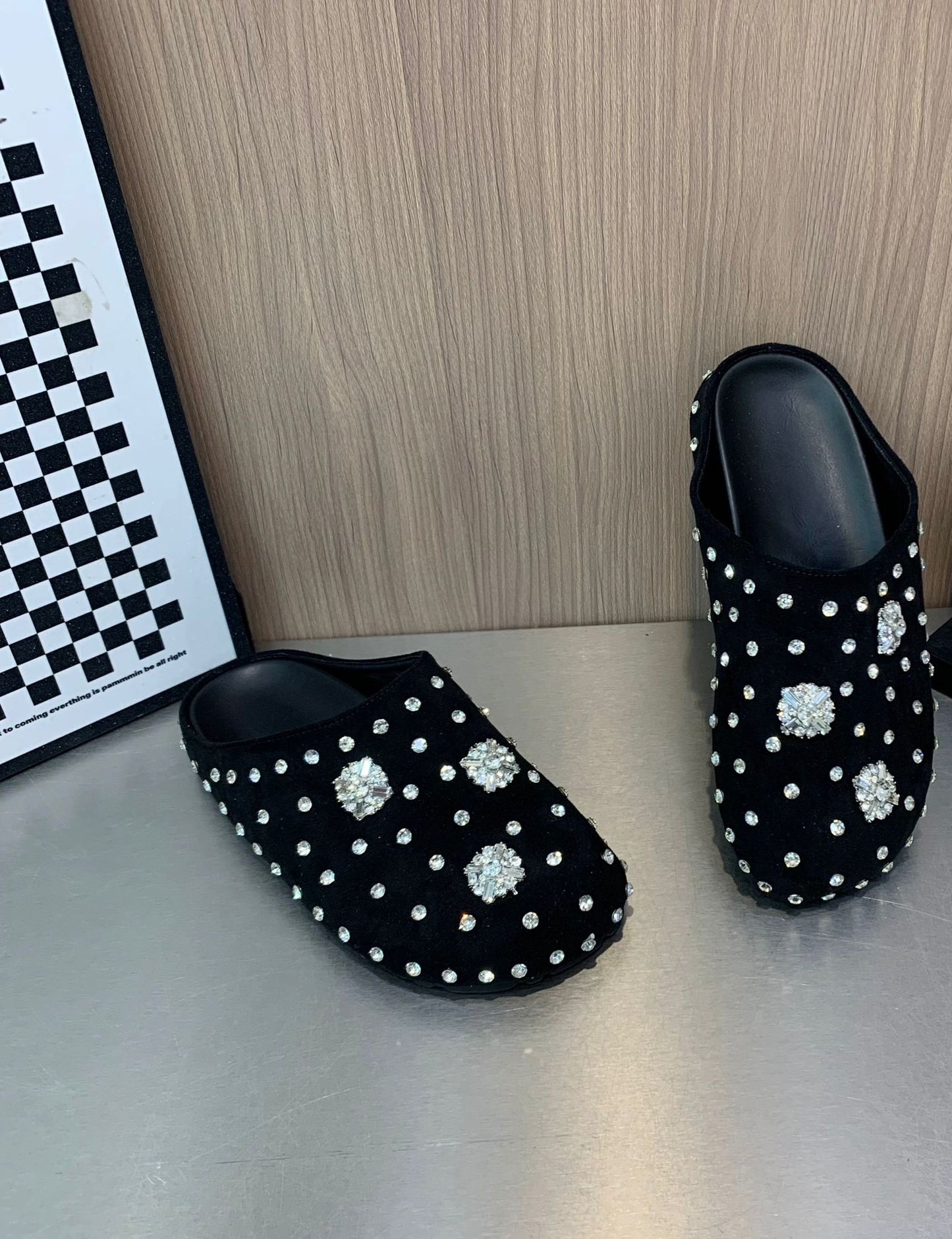 Black Diamond Shine Slides