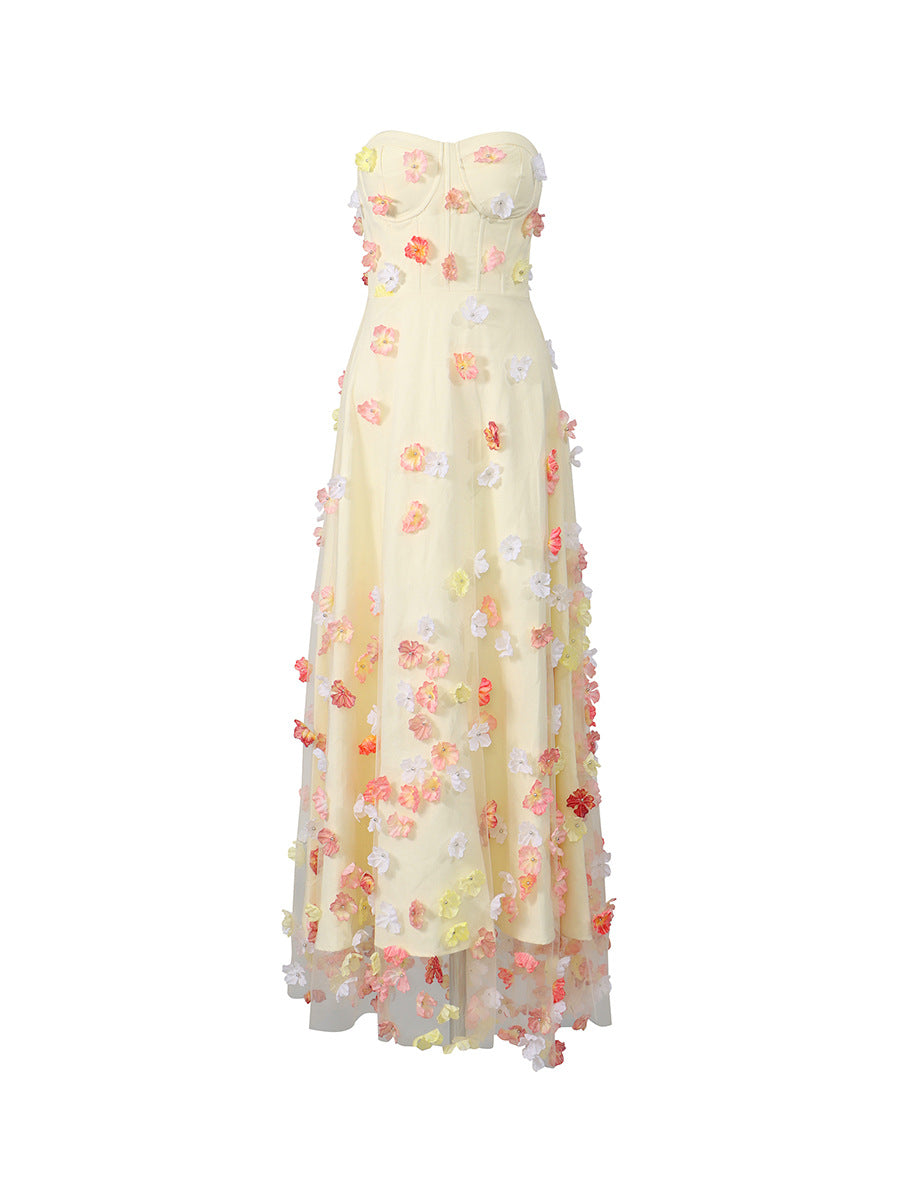 Lemon Bloom Petal Dress