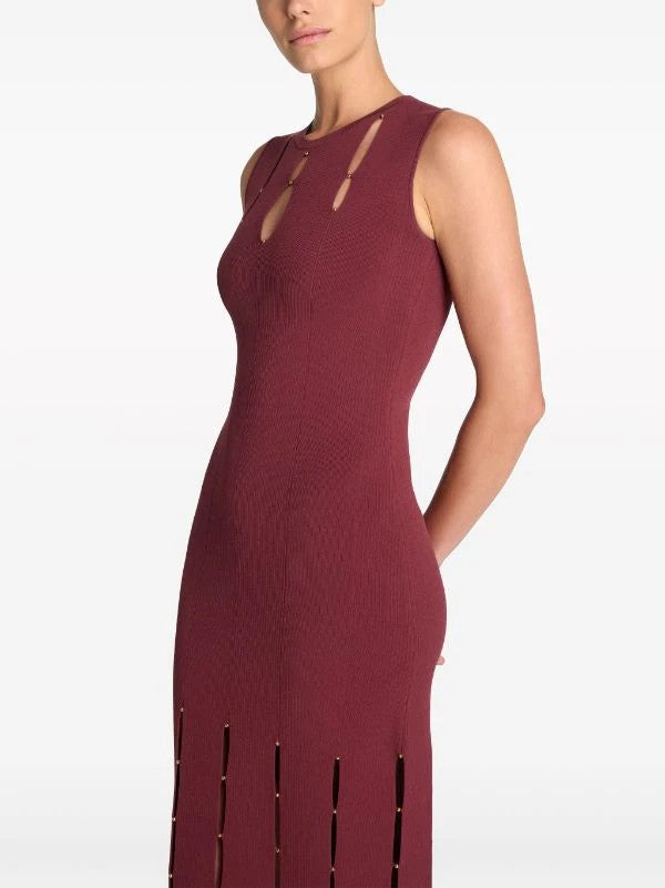 Perlen-Embellierte gestricktes Kleid (Sandro und Selbstporträt)