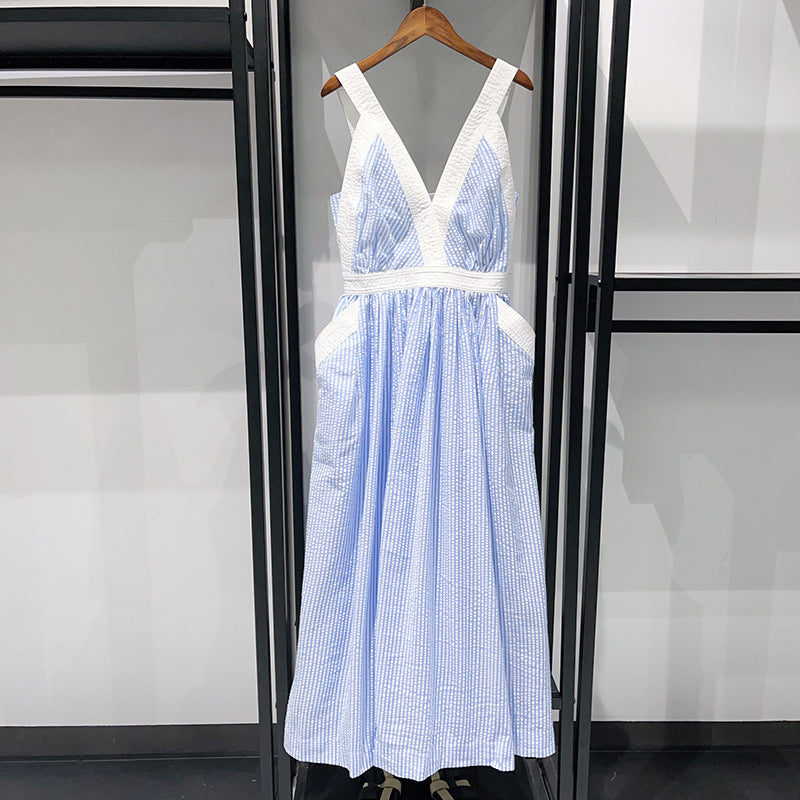 High-waisted sundress