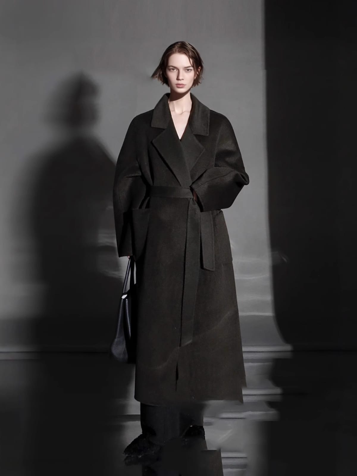 Alpaca jacket long coat