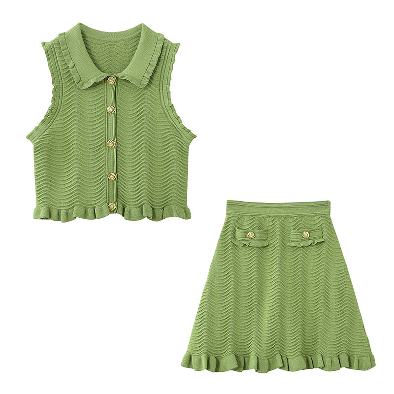 Costume en tricot de soie