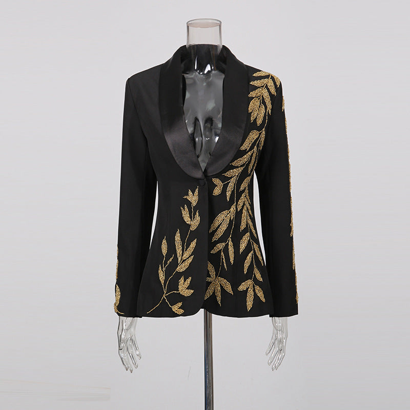 Gilded Leaf Blazer