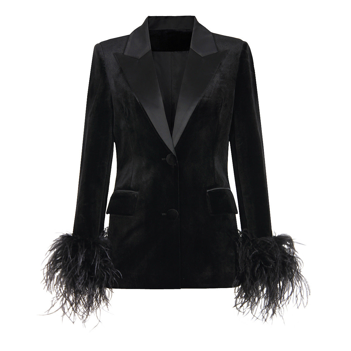 Ostrich Feather Jacket