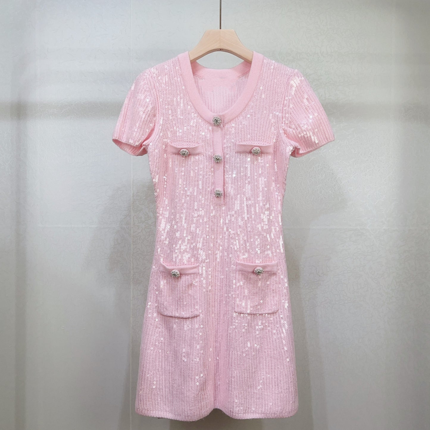 Self -Porträt -Mini -Kleid