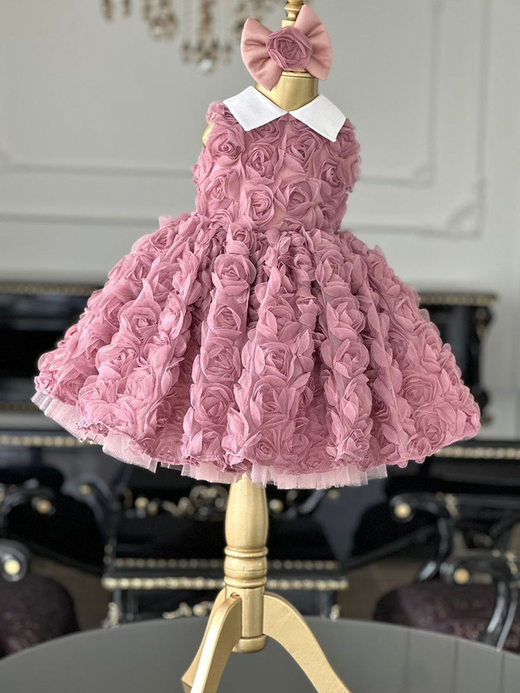 Robe bouffante Rose Kids