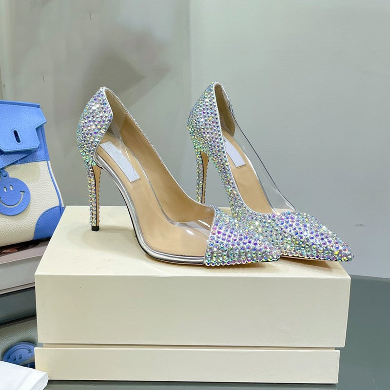 Leather High heel sandals