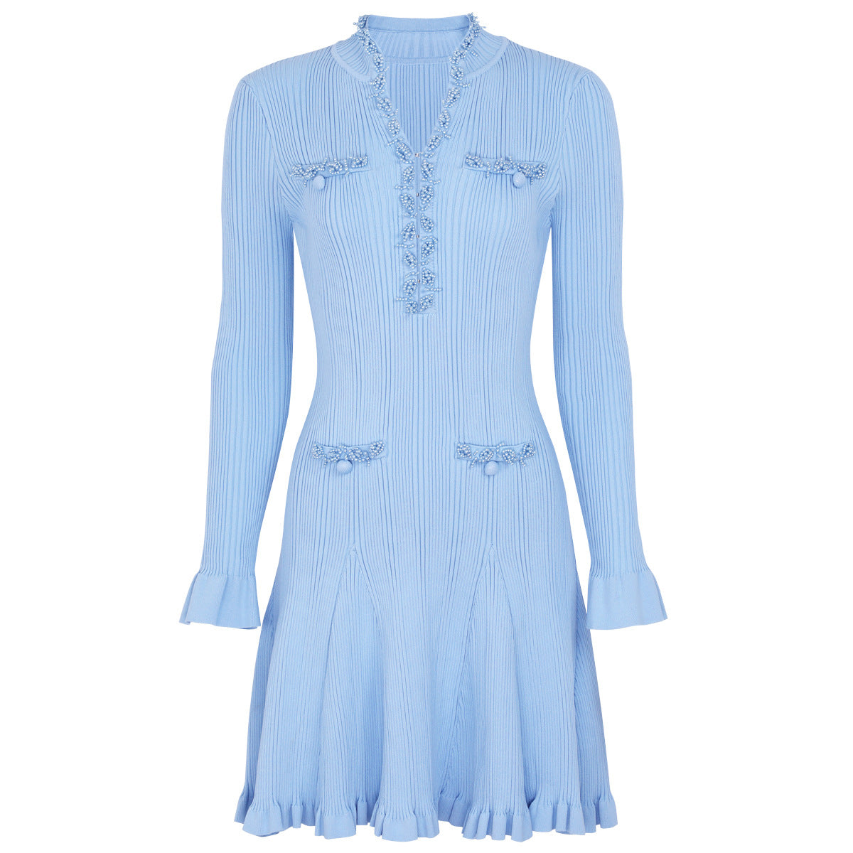 Palma Slim Fit Long Sleeve Dress