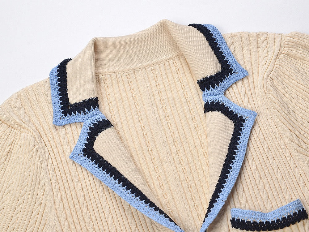 SandroFine knitted midi dress