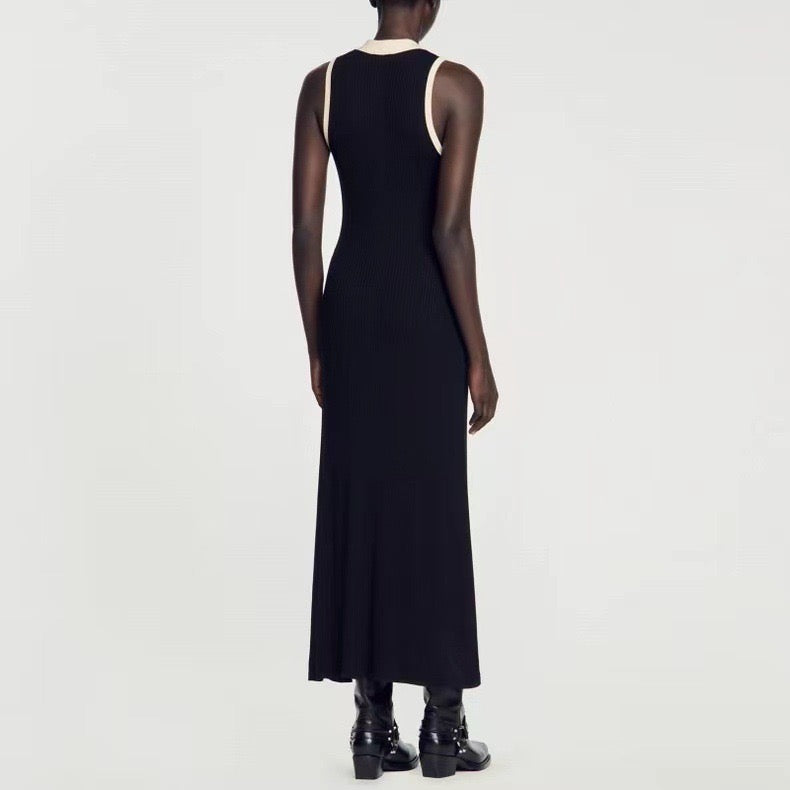 Palma Sleeveless Button-Up Midi Dress