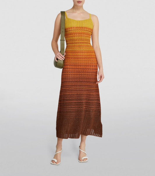 SANDRO  Knitted Maxi Dress