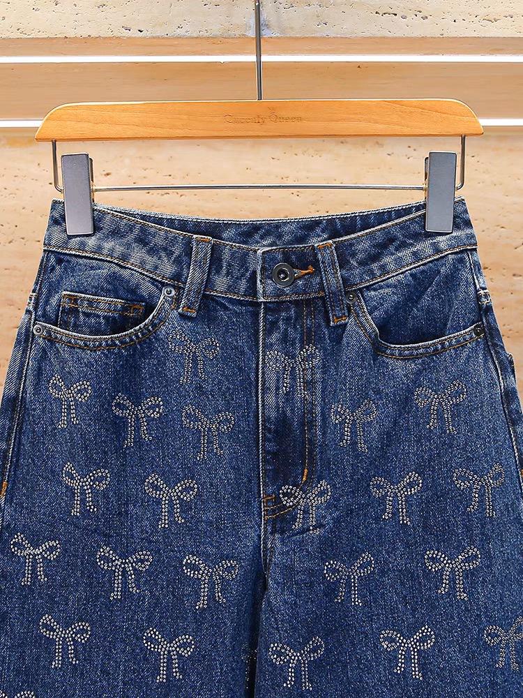 Thin high-waisted wide-leg pants women