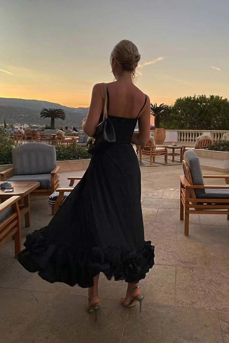 large swing flowe dress