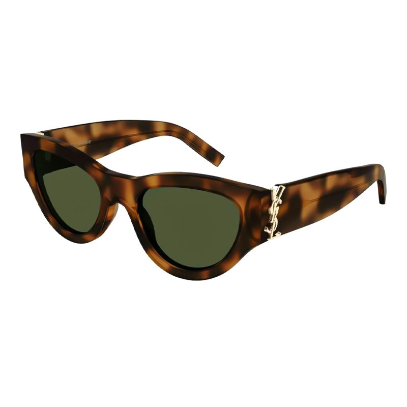 Retro Grooved Acetate Sunglasses
