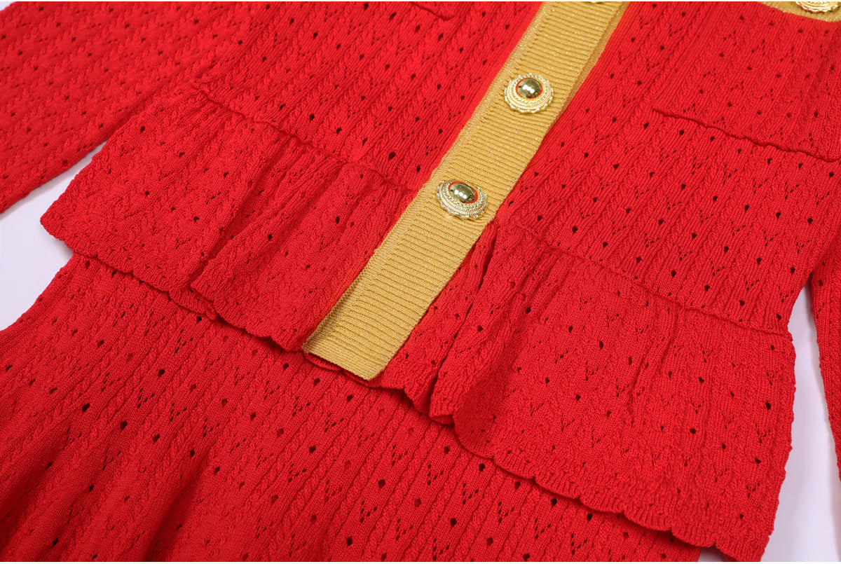 crew neck mermaid dress