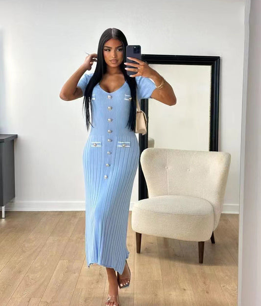 V-Neck   Palma Dress