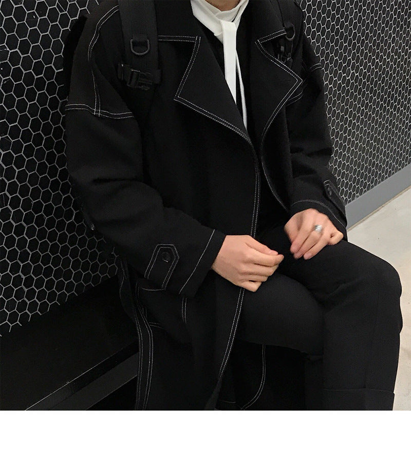 Over-the-Knee Black Coat
