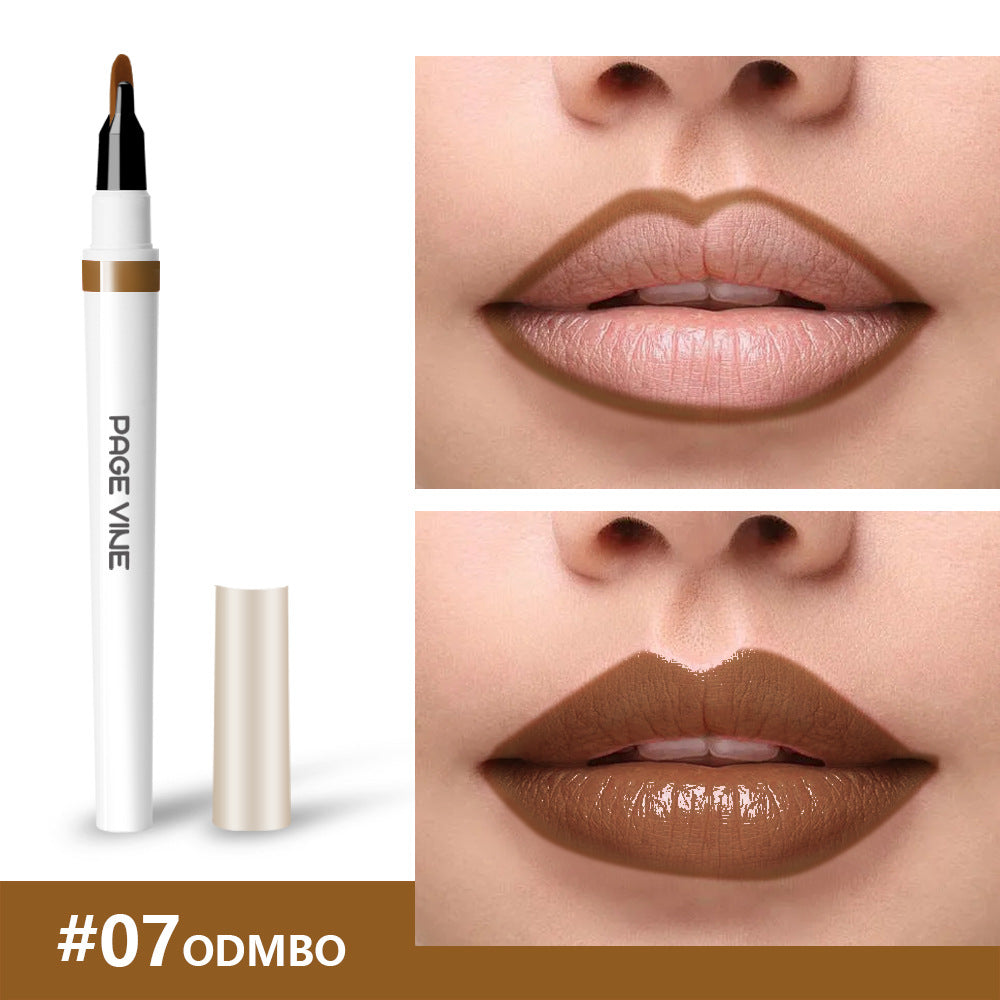Lip liner waterproof glossy