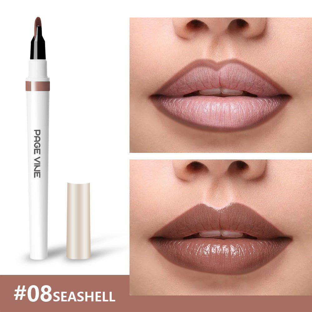 Lip liner waterproof glossy