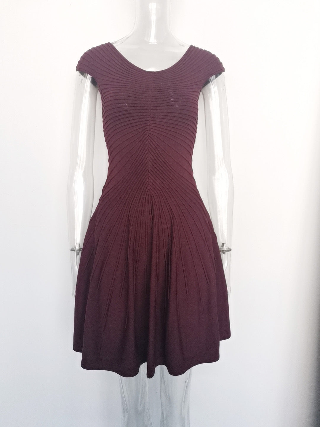 Waist Slimming  A-Line Skirt  dress- Short