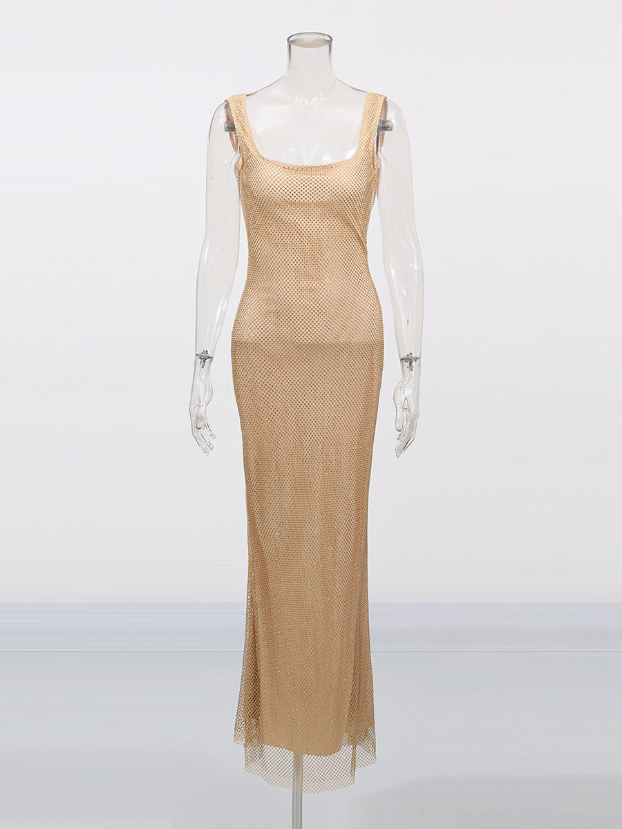 Crystal Net Gown