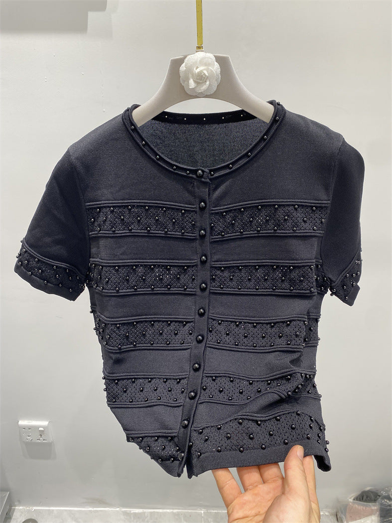 Three-Piece Set for Women with Heavy Beading