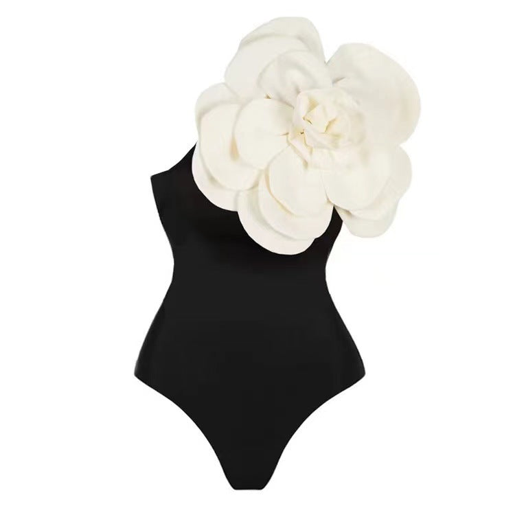 Large FLOWER Design swimsuit