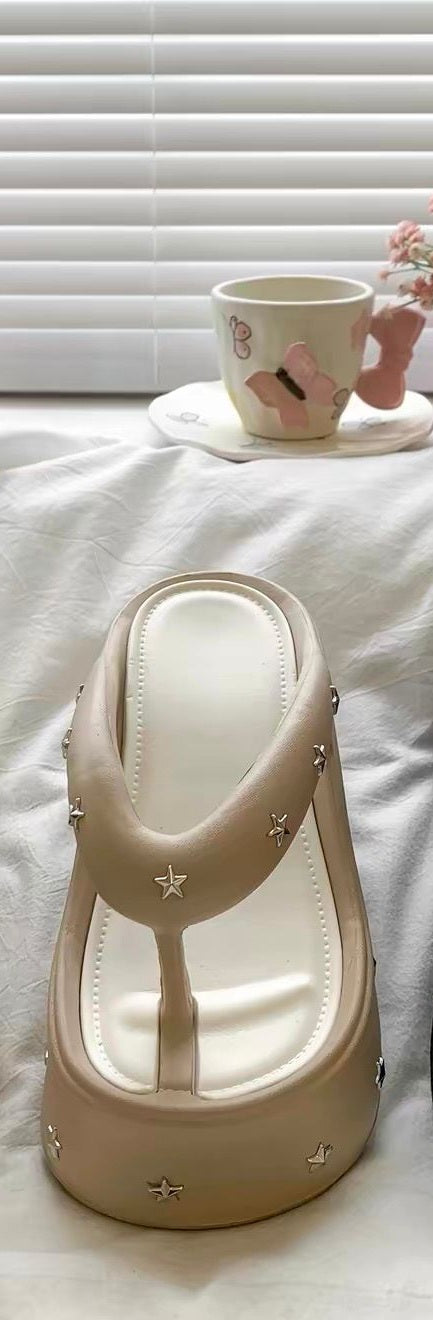 Pearl Star Comfort Heels