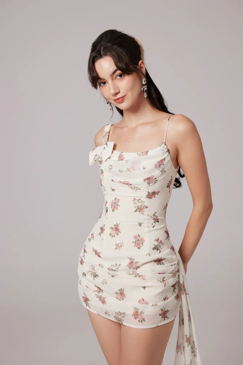 Jennie Mini robe à imprimerie florale