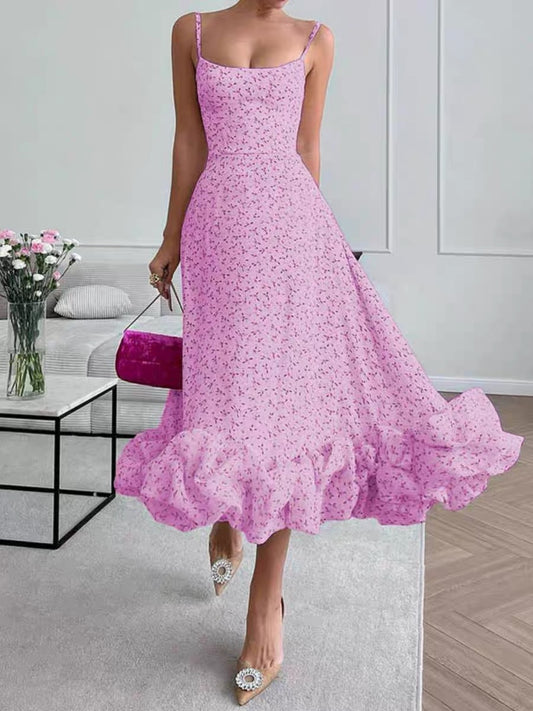 large swing flowe  dress