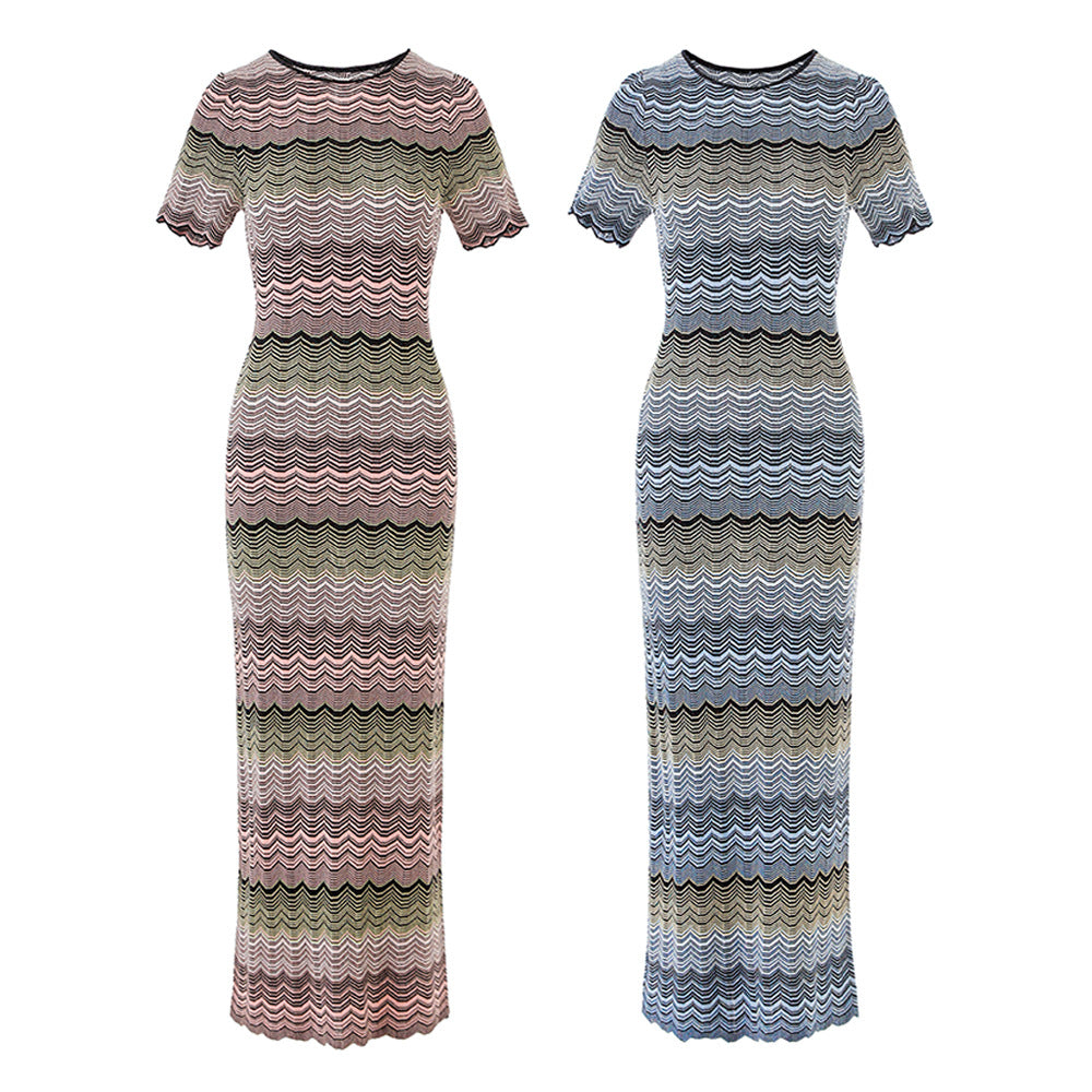 Elastic short  cross-border slim dress