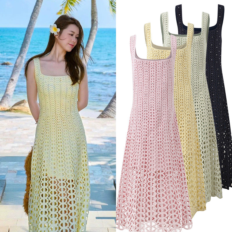 Fashionable Slim-Fit Long Strap Dress