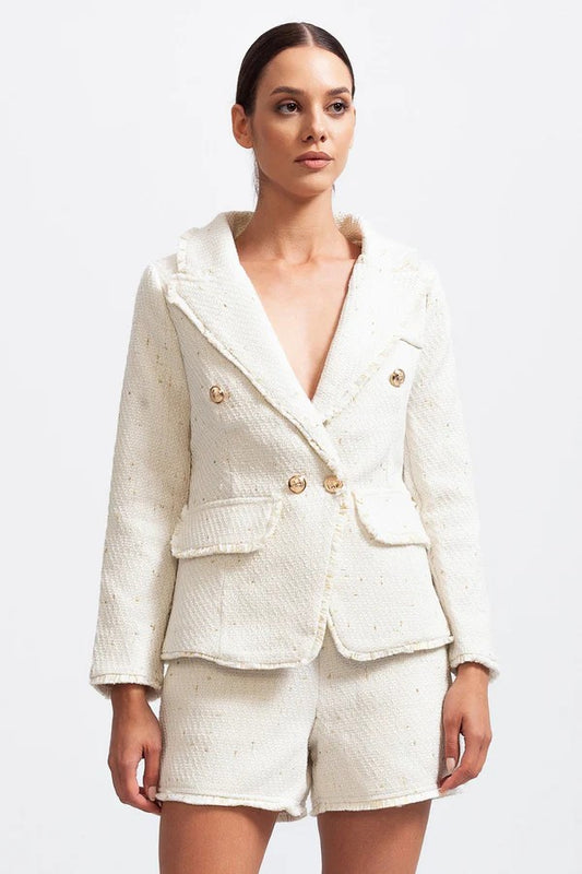 ELYSIA Elegant Tweed Co-Ord Set