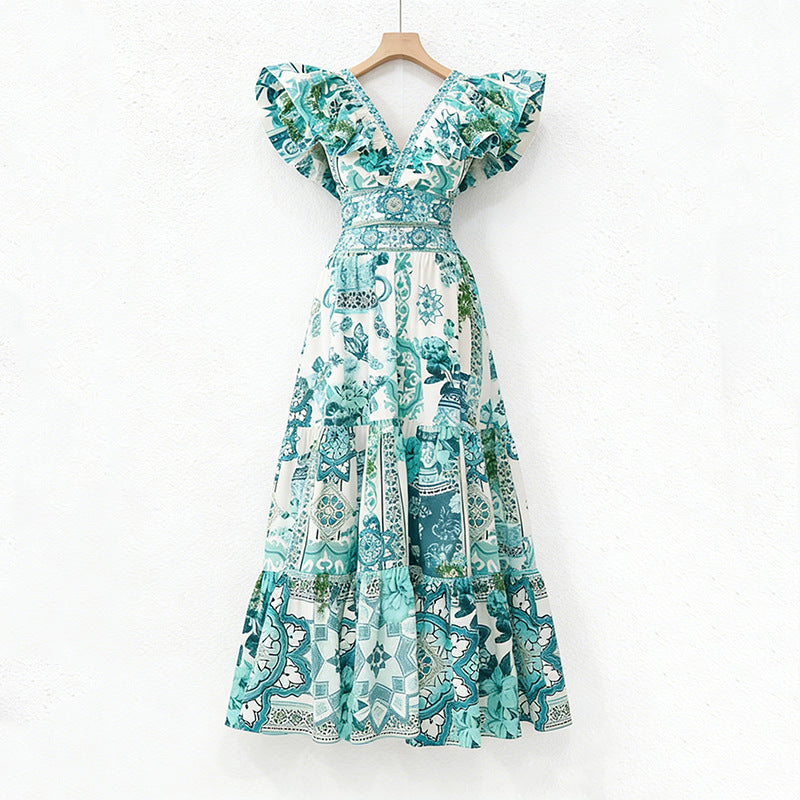 Tile Maxi Dress