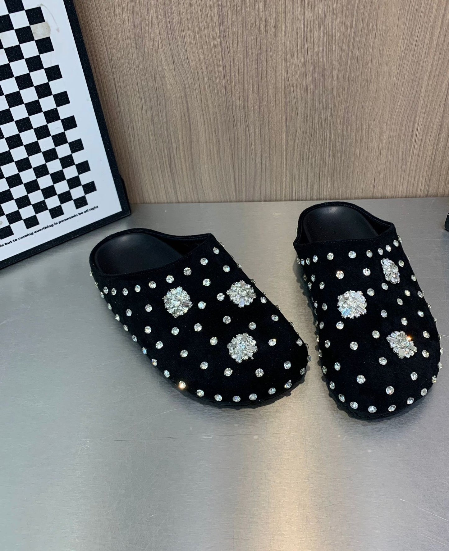 Black Diamond Shine Slides