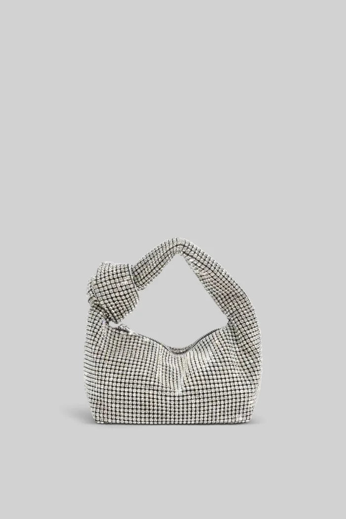 Extravagant Metallic Tote Bag - Silver