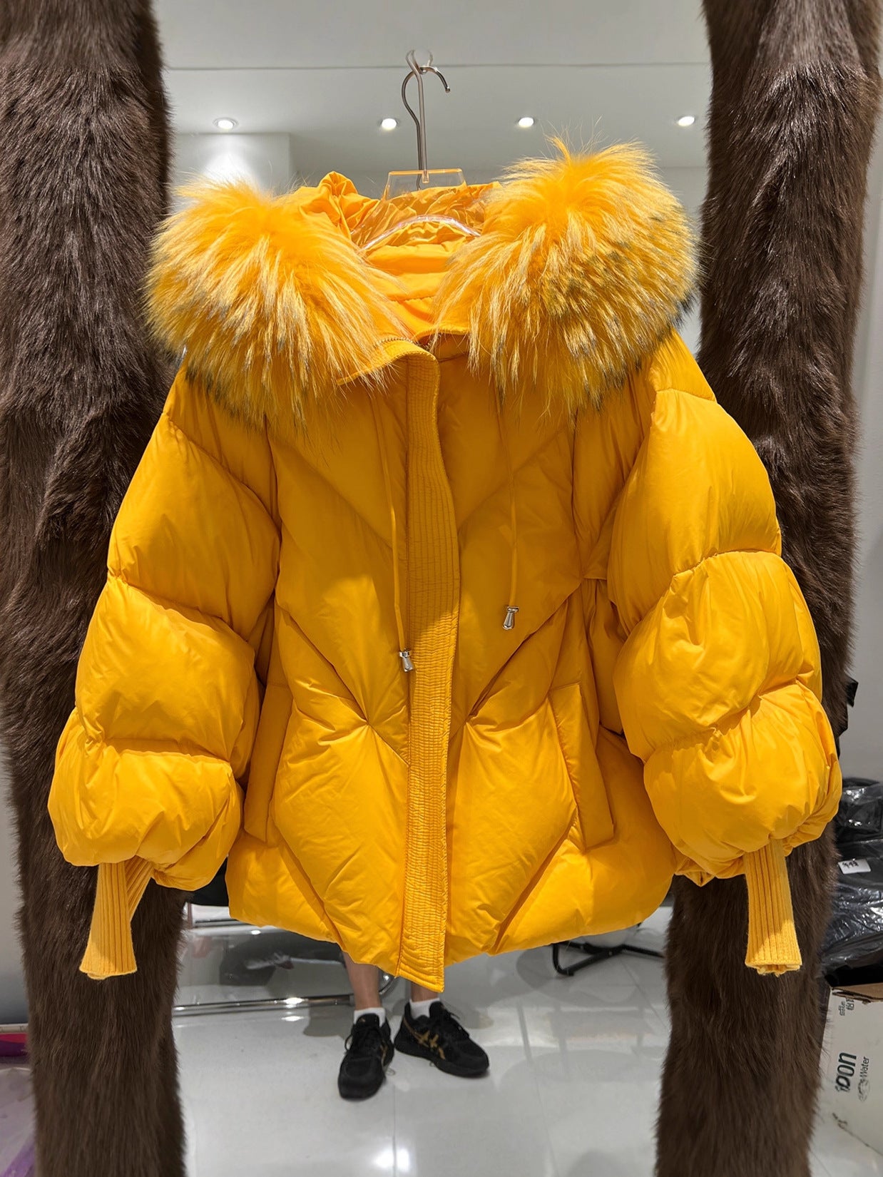 Loose thickened fashion duck down jacket