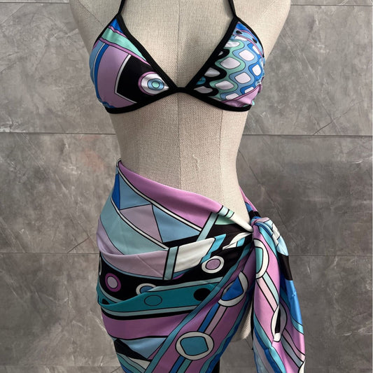 Swimwear Bikini  styles- blue