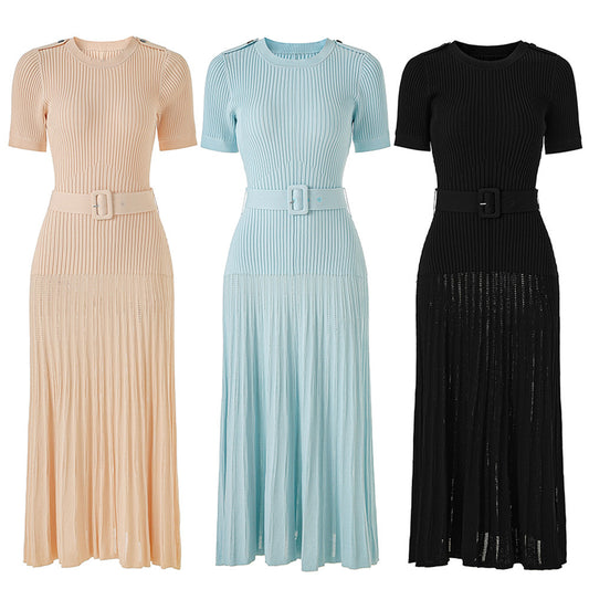 Zhong small round neck  dress