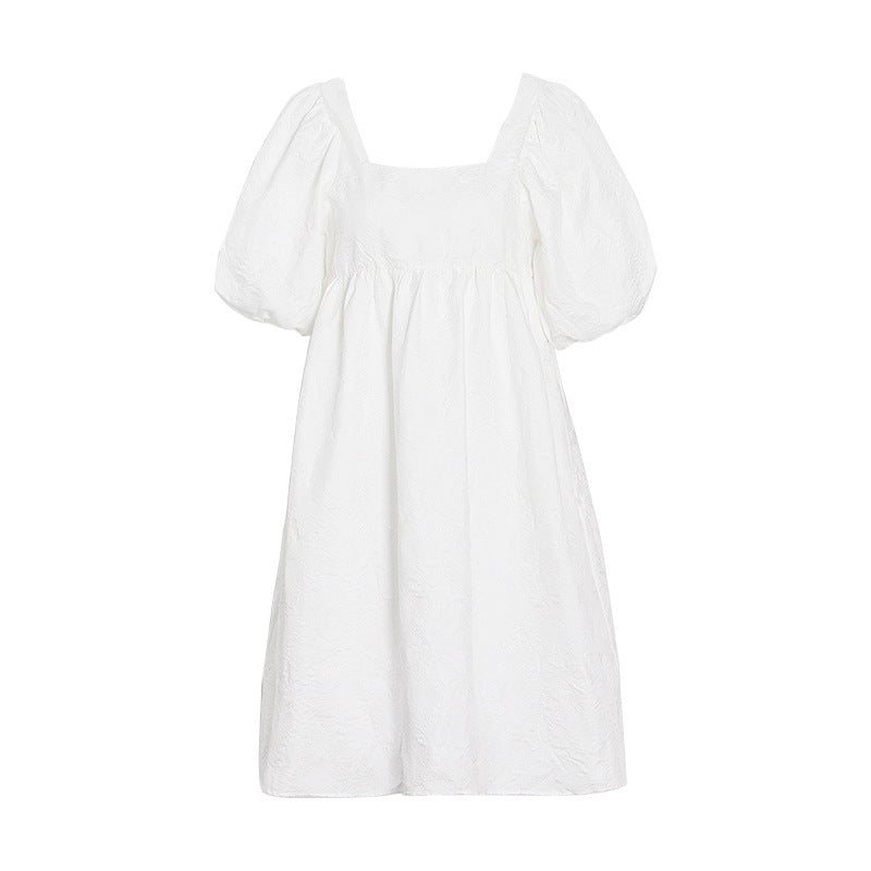 Pearl Babydoll Mini Dress