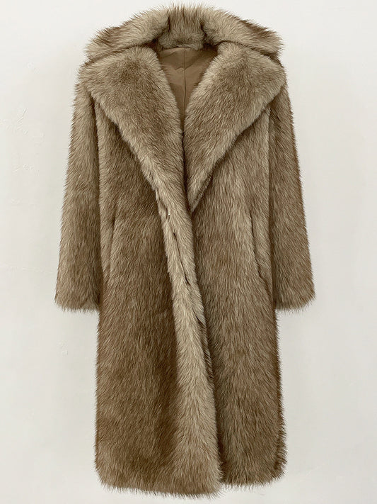 Long Suit Collar Outwear for Women